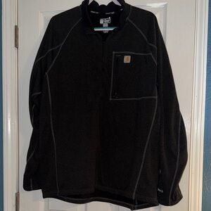 Carhartt Men's Black Performance Half-zip